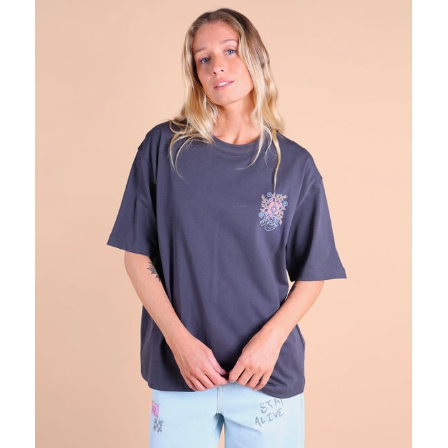 Tee-shirt printé poitrine et dos SAFI v002232 <span itemprop=