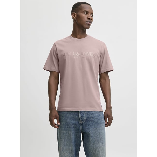 T-shirt manches courtes vieux rose <span itemprop=