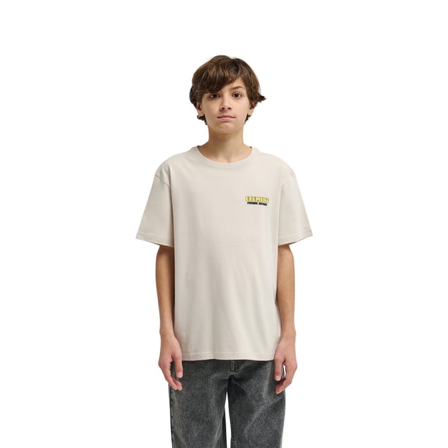 T-Shirt manches courtes FEEL POWER beige oat milk <span itemprop=
