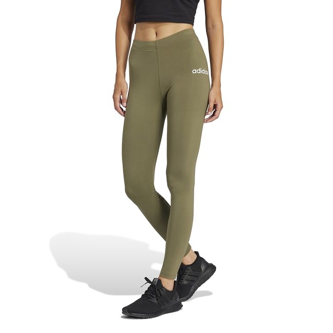 Essentials Linear Leggings, khaki, ADIDAS SPORTSWEAR