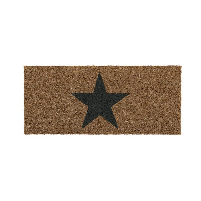 Star Printed Coir Doormat Insert, natural, MY MAT COIR