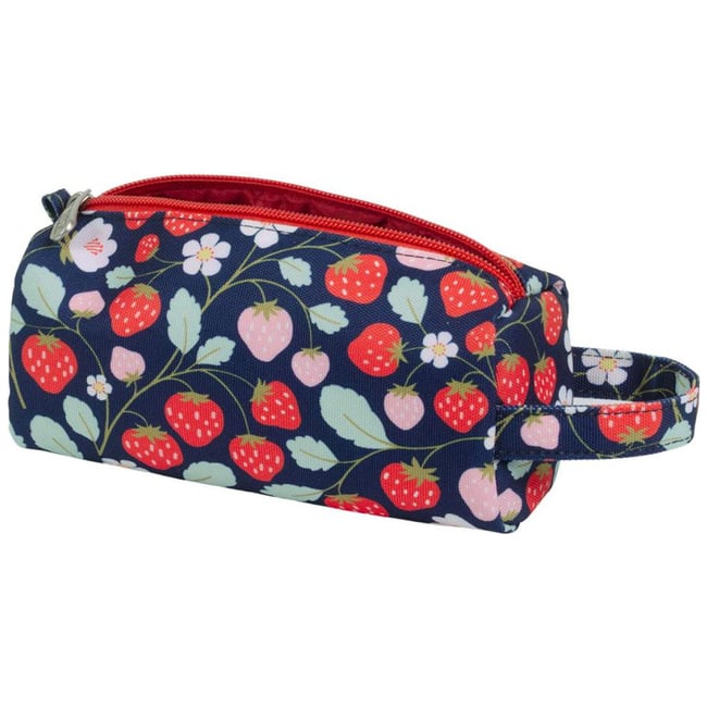 Trousse Fraises noir, rouge, bleu <span itemprop=