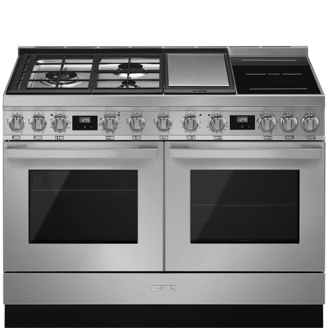 Piano de cuisson mixte 6 feux 120 cm CPF120IGMP - SMEG