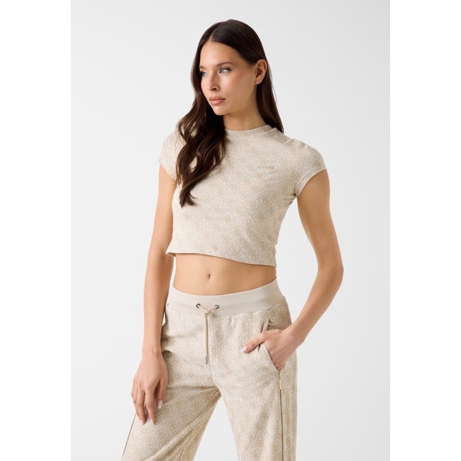 Top Court Avec Logo 4G beige multi <span itemprop=