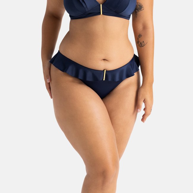 Braguita de bikini Punta Carena azul marino <span itemprop=