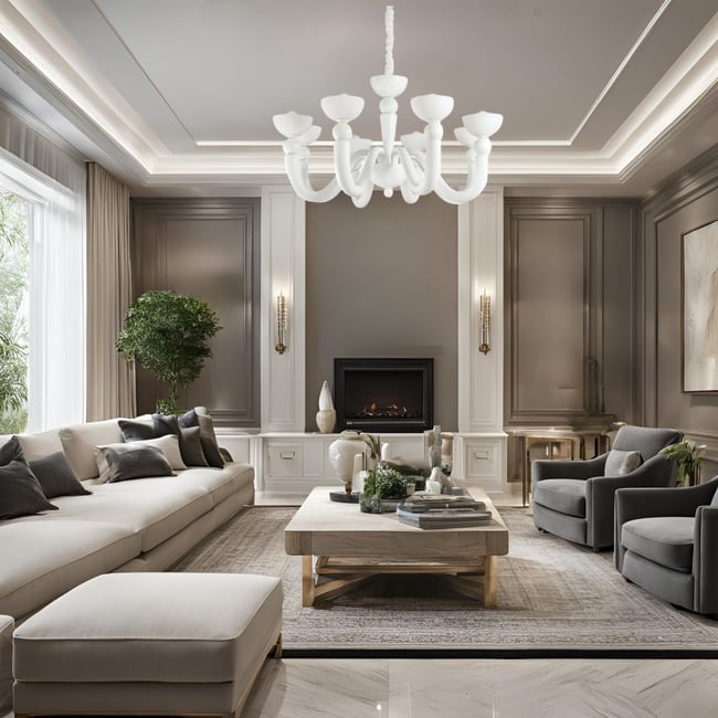 Lustre    BON BON Couleur blanc <span itemprop=
