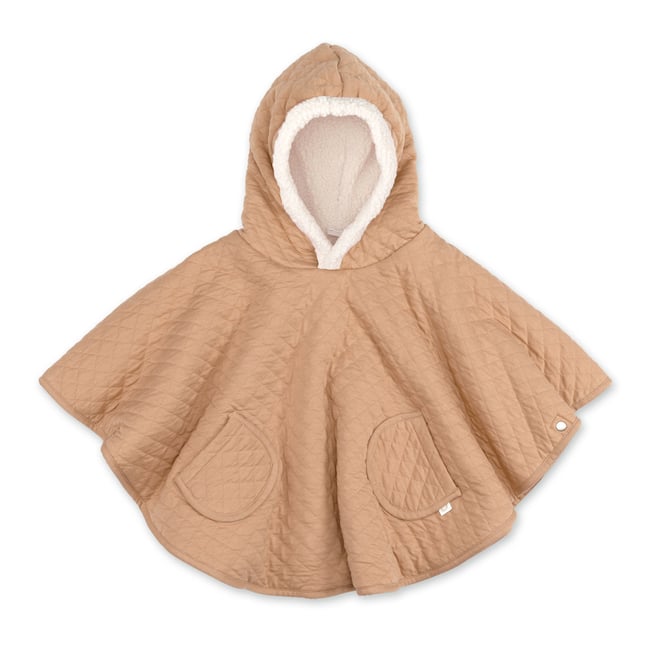 Poncho de voyage - Dehors bien au chaud beige <span itemprop=