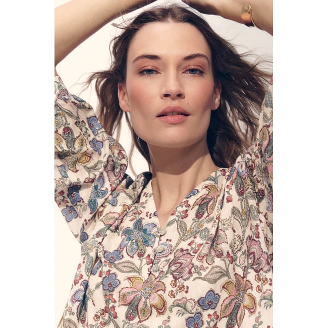 Chemise coupe droite CSOLEIL multicolore <span itemprop=