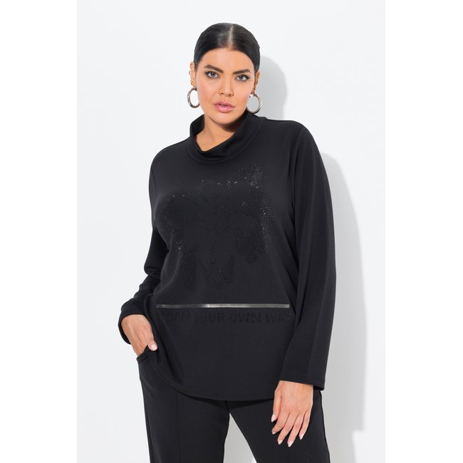 Sweat-shirt à motif floral - ULLA POPKEN