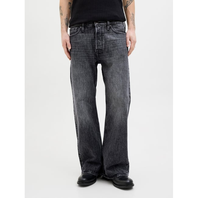 Jean Coupe Évasée black denim <span itemprop=