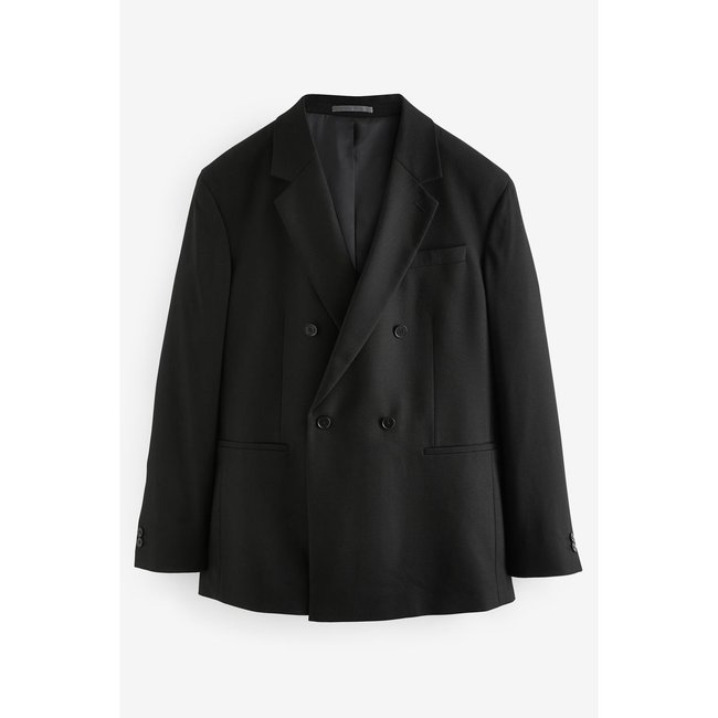 Costume décontracté texturé veste noir <span itemprop=