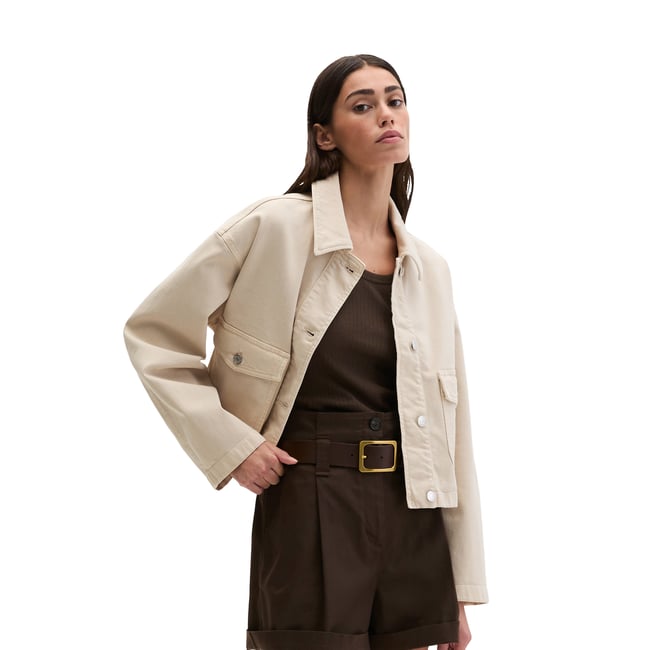 Veste relaxed en coton garment dyed - MARC O'POLO