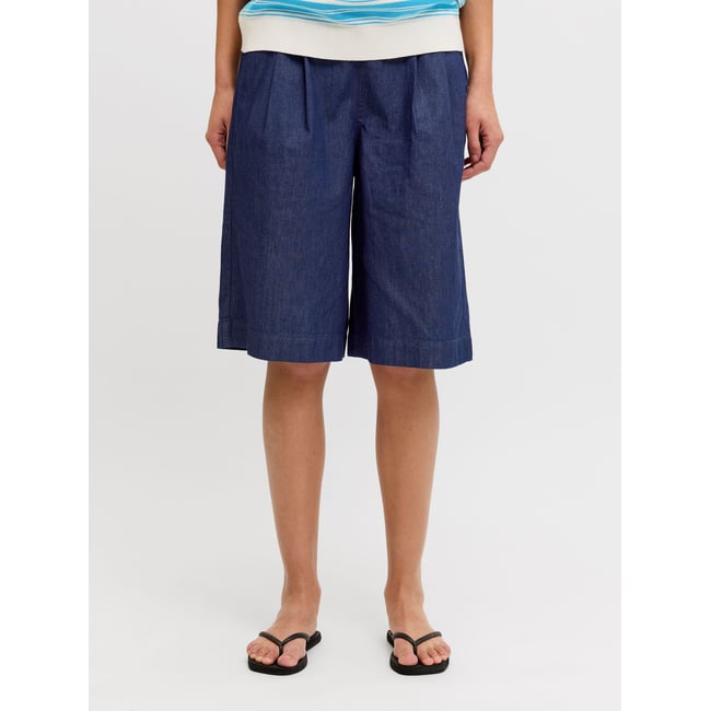 Short Casual bleue - dark blue denim 1 <span itemprop=