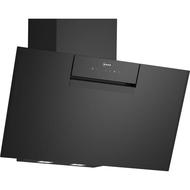 Hotte décorative murale inclinée D85IFN1S0 noir <span itemprop=