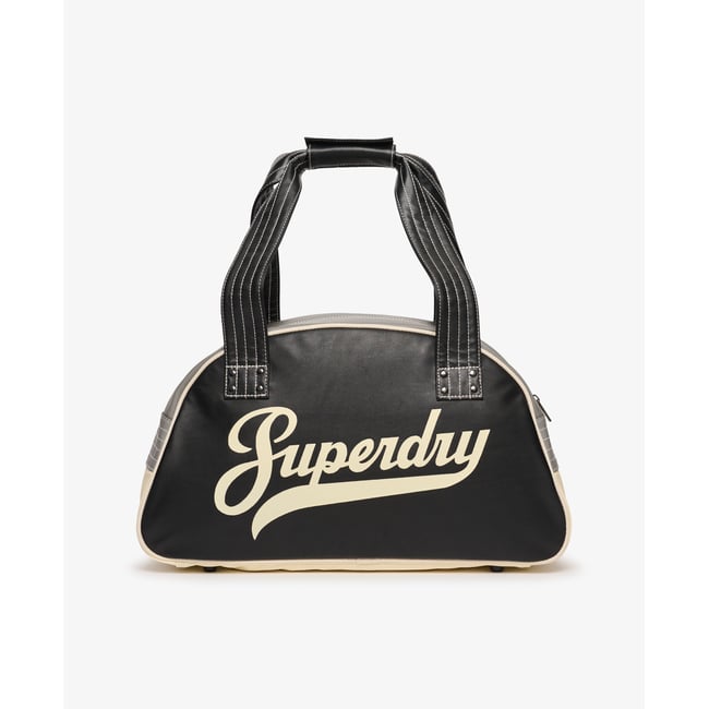 Sac de bowling Retro Alumni noir/gris/crème <span itemprop=