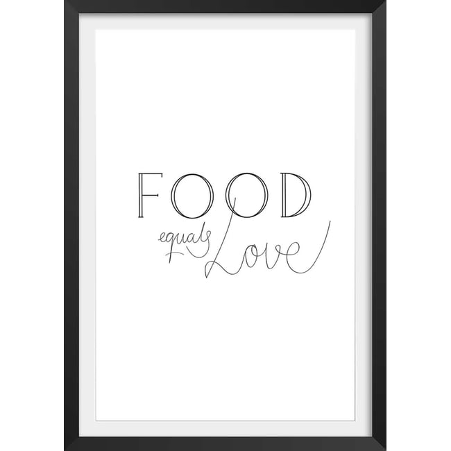 Affiche  food love - HEXOA