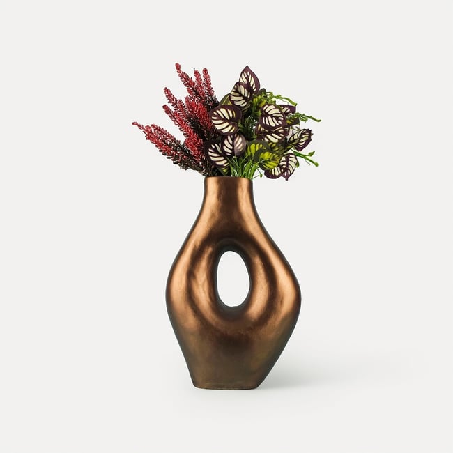 Декоративный горшок BK003 / БК003 коричневый SO'HOME