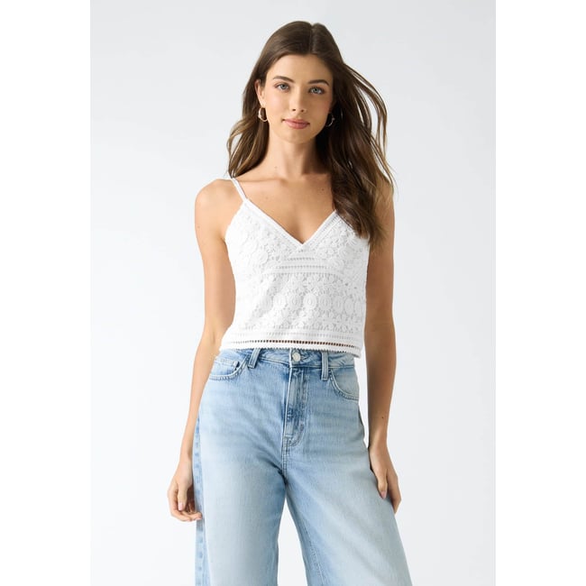 Haut En Dentelle blanc <span itemprop=