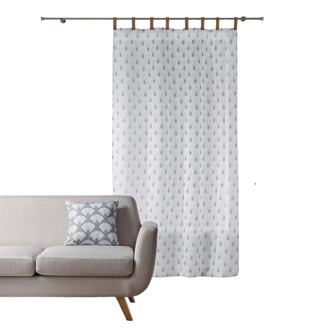 Panneau rideau voile sable Collection Art deco chic - EDEN
