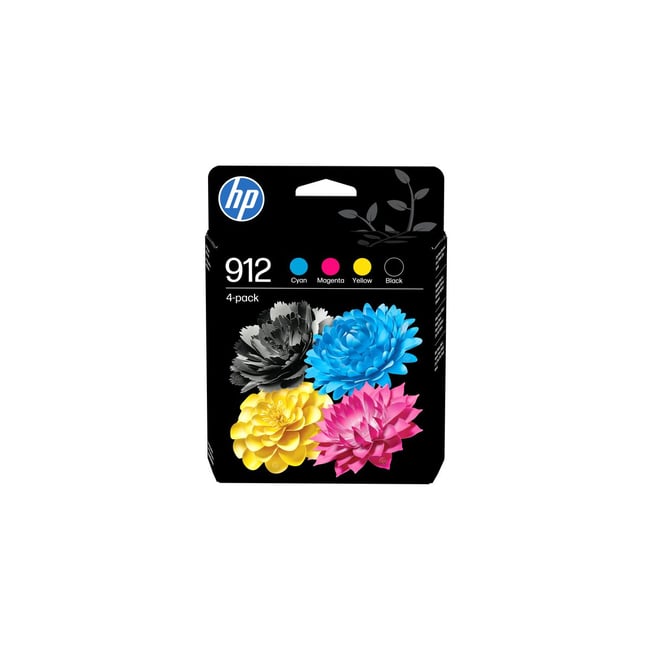 Cartouche d'encre 912 noir + 3 couleurs - HP