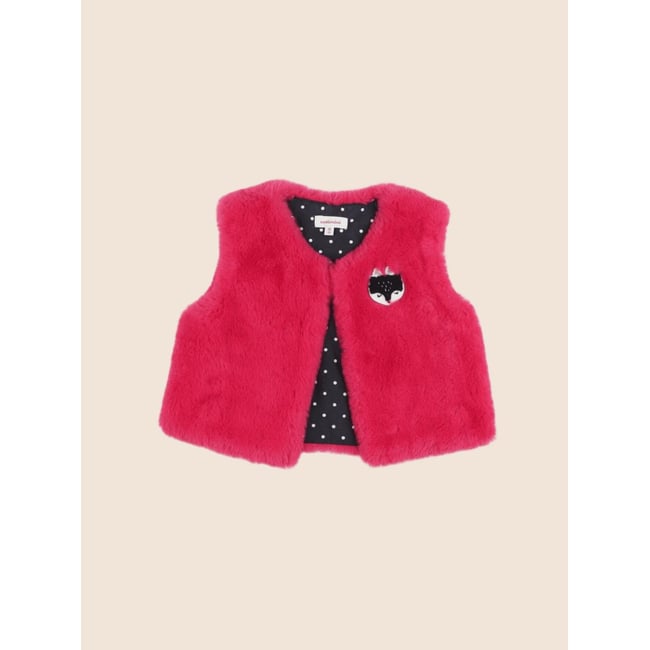 Gilet - Très bon état rose <span itemprop=