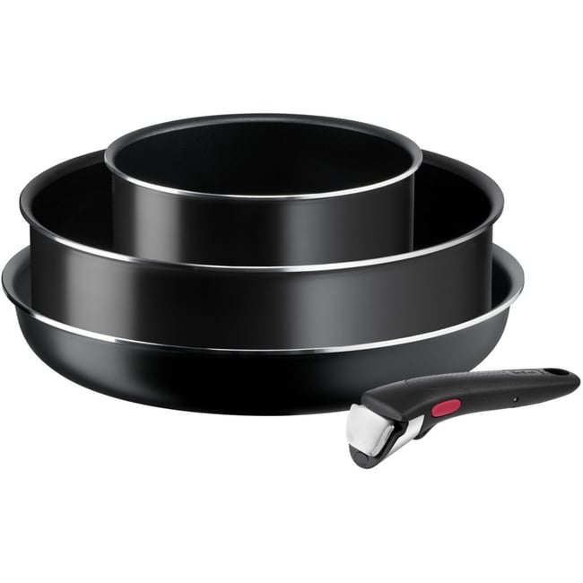 Batterie de cuisine Ingenio Easy Cook N Clean Black 4 pcs L1539002 - TEFAL
