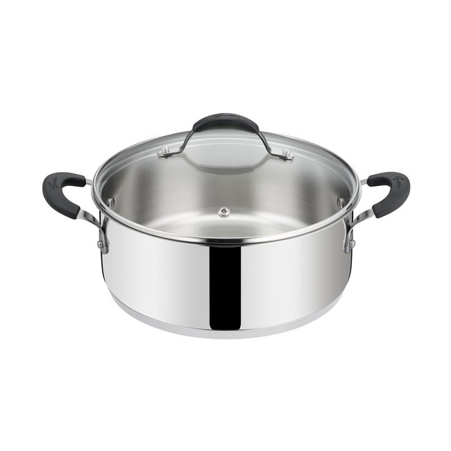 Sauteuse Avec Couvercle Ø26 Cm Tempra® En Inox argent <span itemprop=
