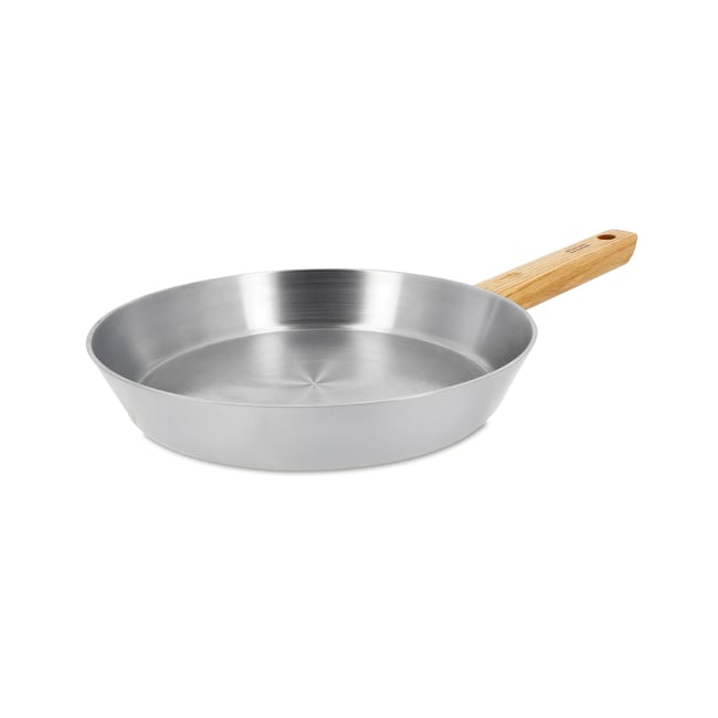 Poêle 24cm en acier inoxydable, ECTOR inox-naturel <span itemprop=