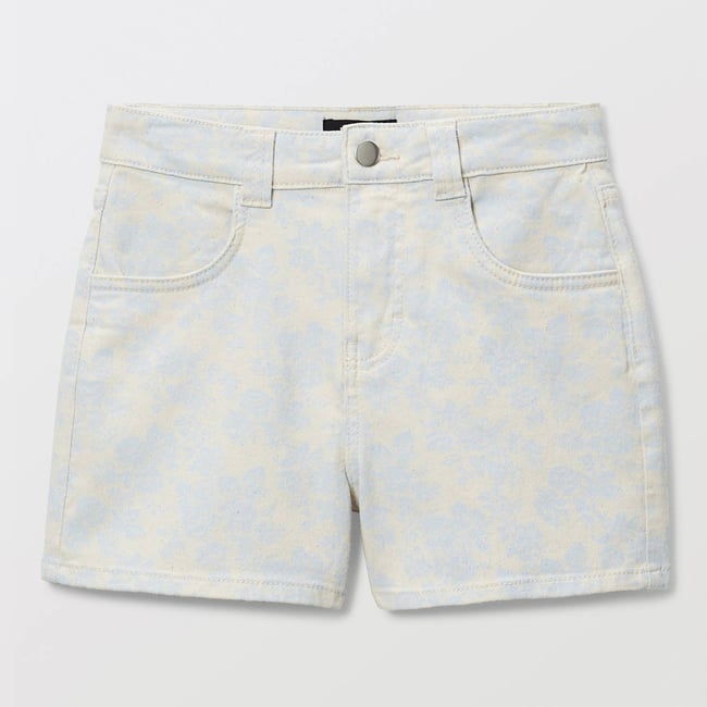 Short en twill imprimé naturel <span itemprop=