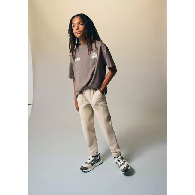 T-shirt oversize Plus imprimé café <span itemprop=