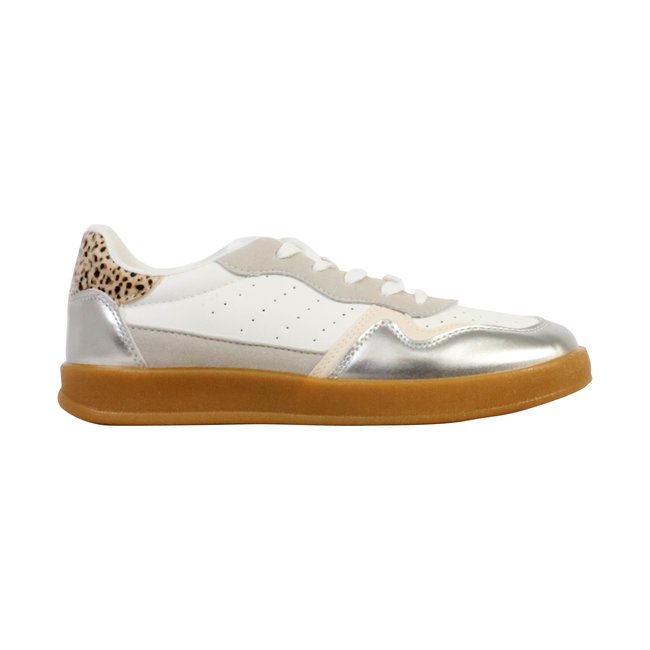 Basket à Lacets argent <span itemprop=