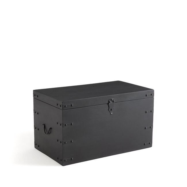 Mang Solid Mango Wood Trunk, black, LA REDOUTE INTERIEURS