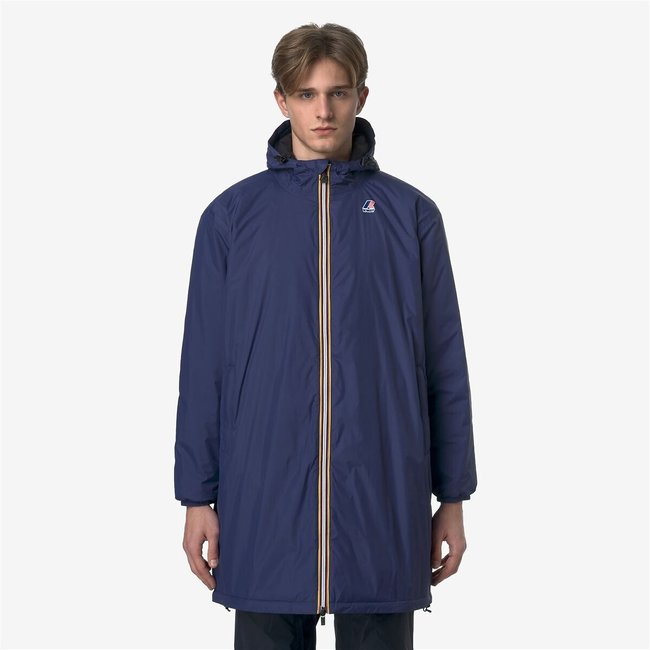Coupe-vent mi-long unisexe LE VRAI 4.0 EIFFEL WARM bleu cobalt <span itemprop=
