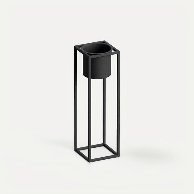 Декоративный горшок GED / ГЕД черный SO'HOME