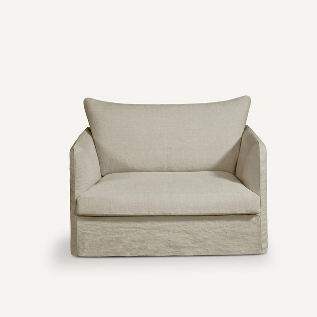 Fauteuil XL lin épais stonewashed, Neo Chiquito - AM.PM