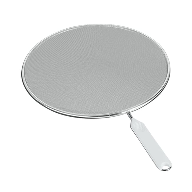 Couvercle anti - projection 26cm argent / métallique <span itemprop=