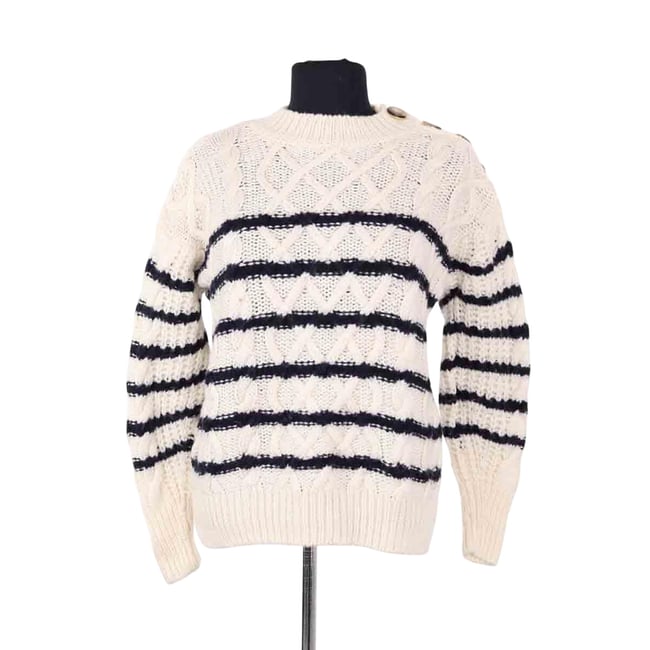 Pull - Très Bon État blanc <span itemprop=