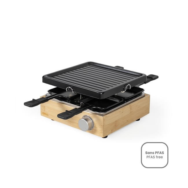 Appareil à raclette 4 personnes - LIVOO