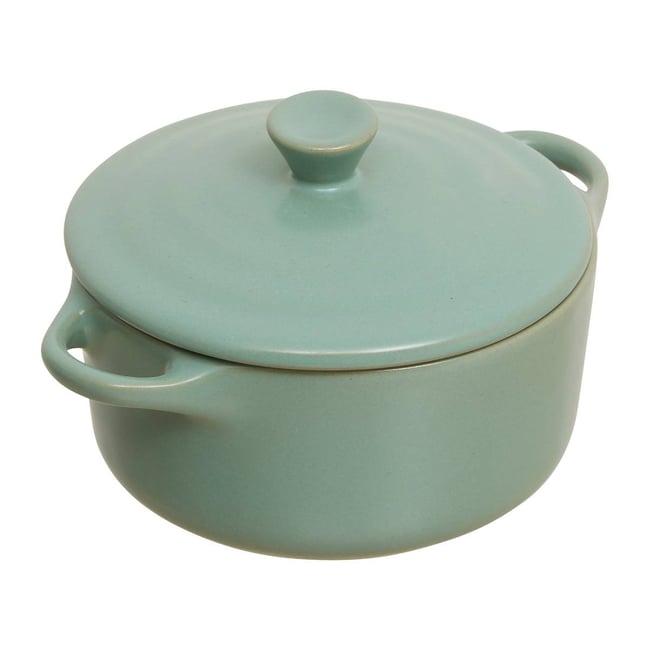 Cocotte D10cm en grès ESSENTIELS noir <span itemprop=