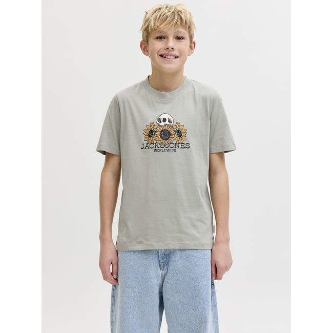 Skeleton Print Short Sleeve T-Shirt - JACK & JONES JUNIOR