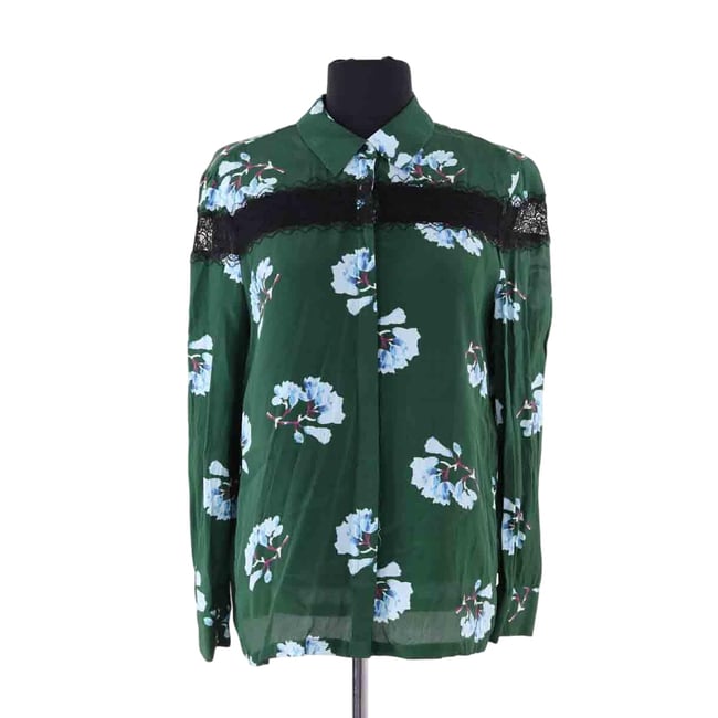 Blouse - Très Bon État vert <span itemprop=
