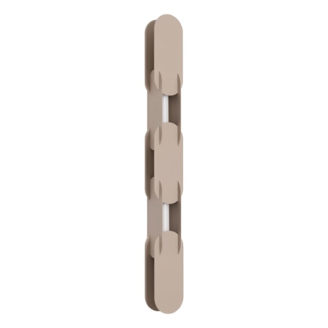 Applique murale Acier Taupe LED 1 Chain Couleur taupe <span itemprop=