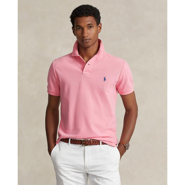 Polo de manga corta slim de algodón básico mesh - POLO RALPH LAUREN