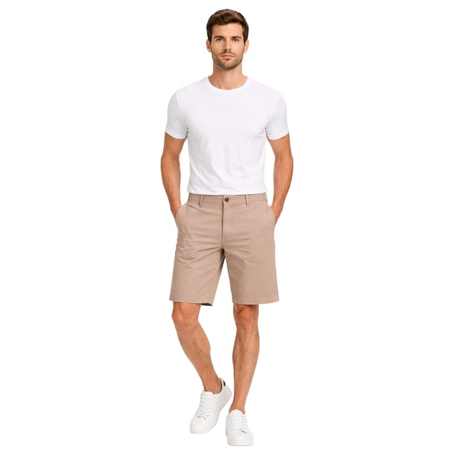 Short décontracté VINN beige <span itemprop=