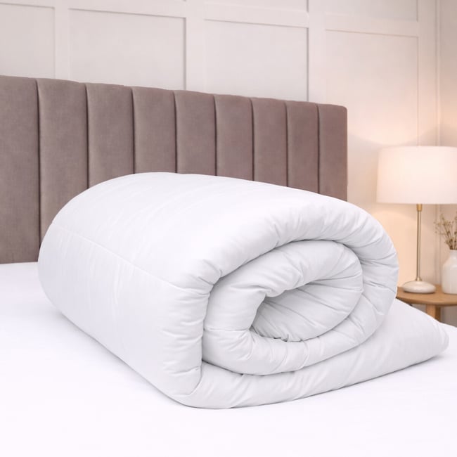 Goose Feather & Down 4.5 Tog Duvet, white, BIANCA FINE LINENS