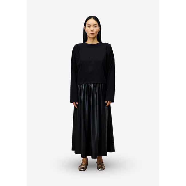 Jupe  BOURDIN noir <span itemprop=