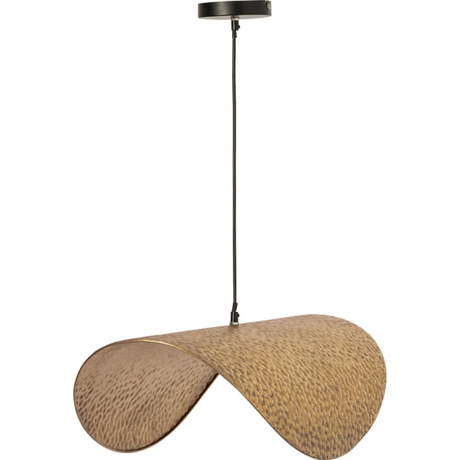 Plafonnier en métal Couleur doré <span itemprop=