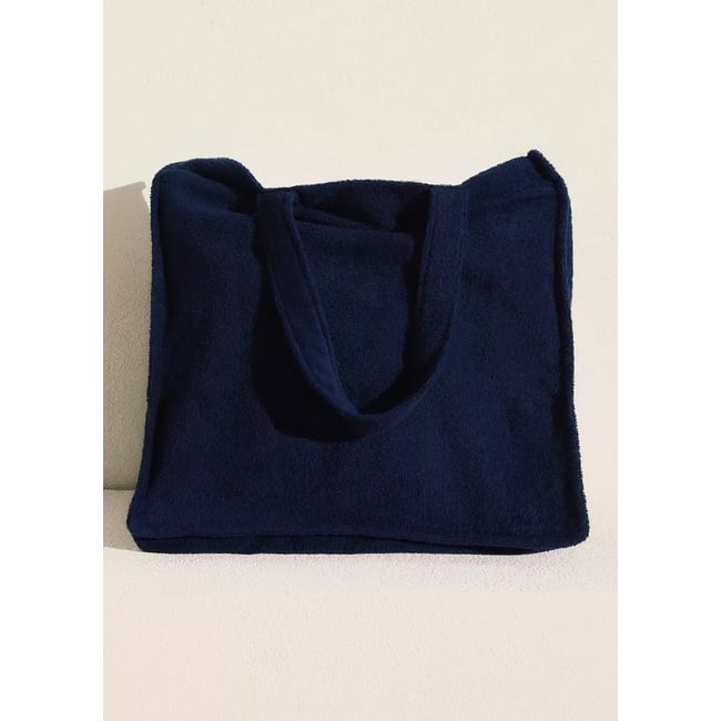 Sac cabas en coton bouclette - MANGO HOME