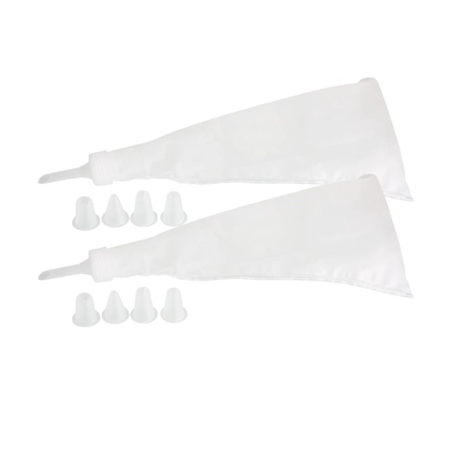 Set de 2 poches à douilles avec embouts SMART PASTRY transparent <span itemprop=