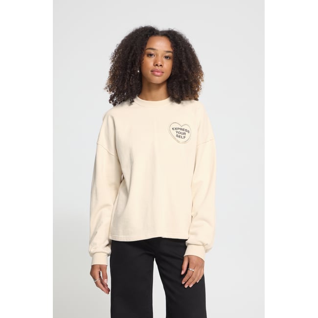 Sweatshirt blanc noir birch/meteorite <span itemprop=